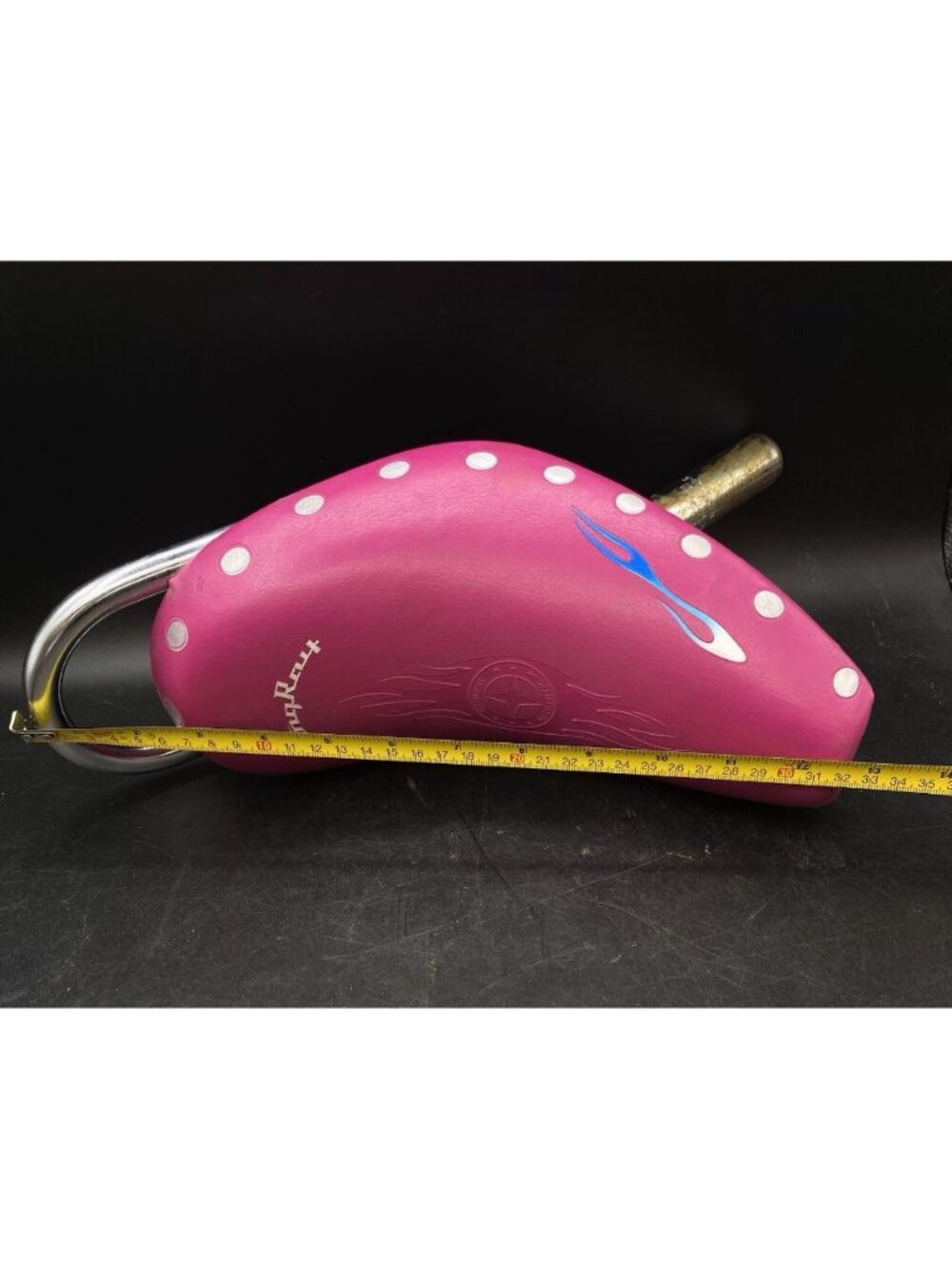 OCC Schwinn Stingray Chopper Pink Seat Saddle With Post 28.6 MM Junior - Picture 10 of 10